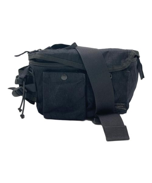 PORTER（ポーター）PORTER (ポーター) 格子柄ショルダーバッグ ブラックの古着・服飾アイテム