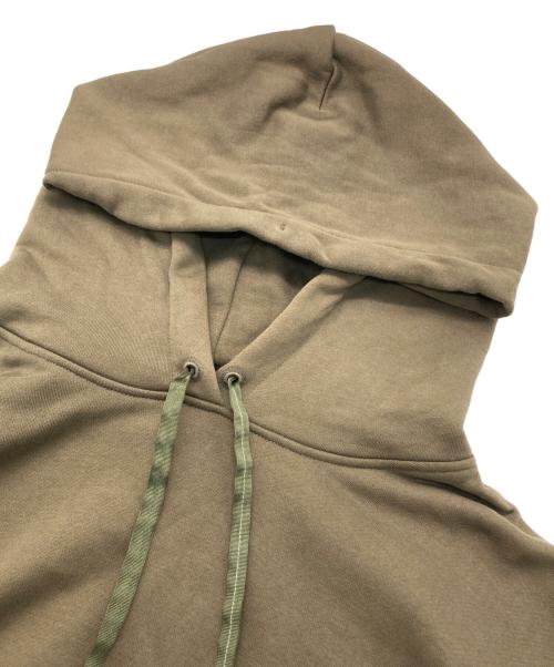ACRONYM（アクロニウム）ACRONYM (アクロニウム) ORGANIC COTTON HOODED SWEAT SHIRT ブラウン サイズ:XLの古着・服飾アイテム