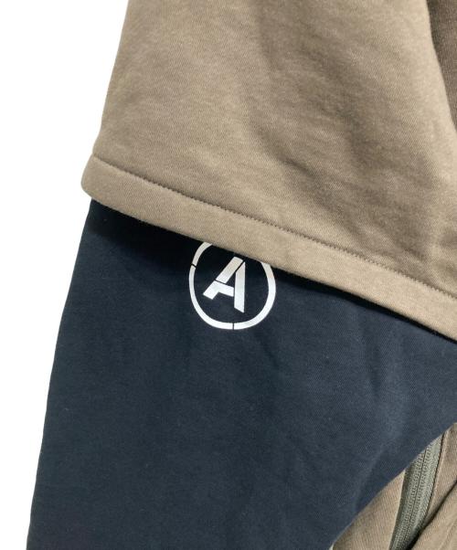 ACRONYM（アクロニウム）ACRONYM (アクロニウム) ORGANIC COTTON HOODED SWEAT SHIRT ブラウン サイズ:XLの古着・服飾アイテム