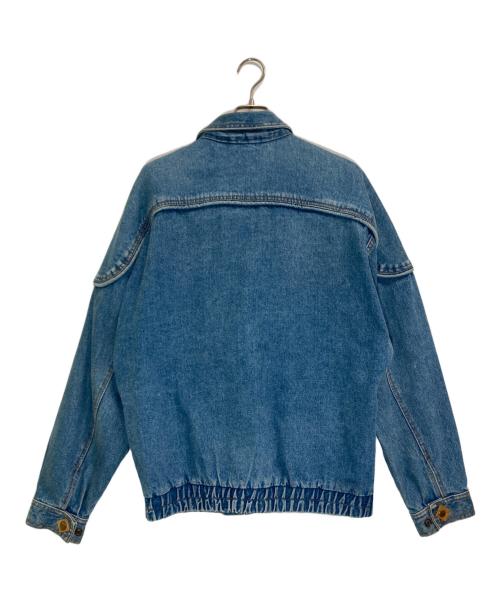 BANDANA（バンダナ）BANDANA (バンダナ) バイカーデザインデニムブルゾン インディゴ サイズ:Mの古着・服飾アイテム