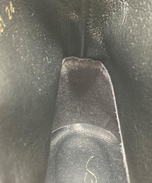 apres（アプレ）apres (アプレ) センタージップブーツ ブラック サイズ:SIZE 24cmの古着・服飾アイテム