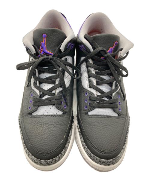 NIKE（ナイキ）NIKE (ナイキ) Air Jordan 3 Retro/CT8532-050 ブラック×パープル サイズ:SIZE 27cmの古着・服飾アイテム