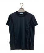 PRADAプラダ）の古着「レースカットソー」｜ブラック