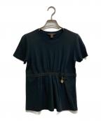 LOUIS VUITTONルイ ヴィトン）の古着「チャーム付き リボンカットソー」｜ブラック