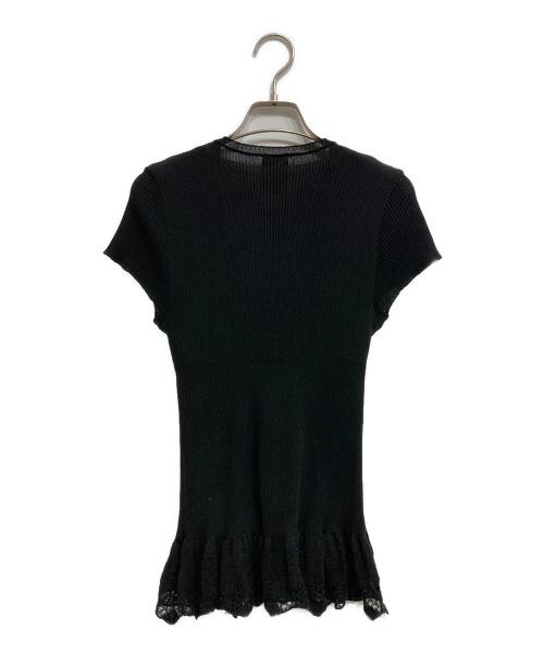 CHANEL（シャネル）CHANEL (シャネル) ココマーク サマーニット ブラック サイズ:40の古着・服飾アイテム