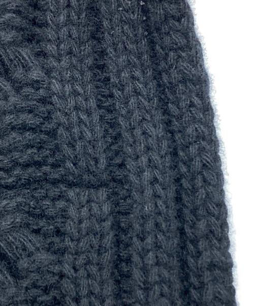 GUCCI（グッチ）GUCCI (グッチ) THE NORTH FACE (ザ ノース フェイス) フリンジマフラー ブラックの古着・服飾アイテム