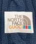GUCCI (グッチ) THE NORTH FACE (ザ ノース フェイス) フリンジマフラー ブラック：24000円