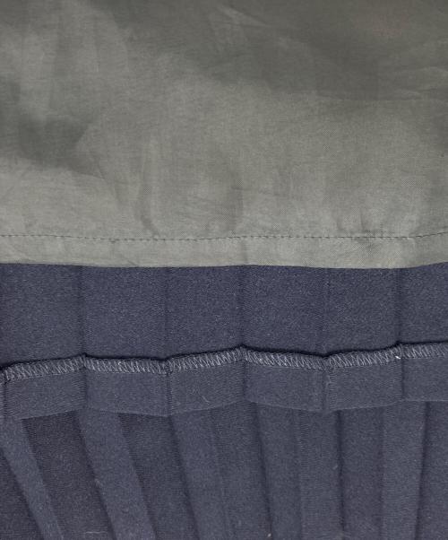 LACOSTE（ラコステ）LACOSTE (ラコステ) ウエストボーダープリーツスカート ネイビー サイズ:36の古着・服飾アイテム