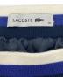 中古・古着 LACOSTE (ラコステ) ウエストボーダープリーツスカート ネイビー サイズ:36：4500円