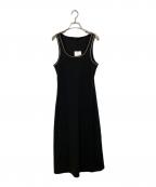 theoryセオリー）の古着「Perry Knit Rib Tank Dress」｜ブラック