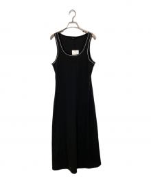 theory（セオリー）の古着「Perry Knit Rib Tank Dress」｜ブラック