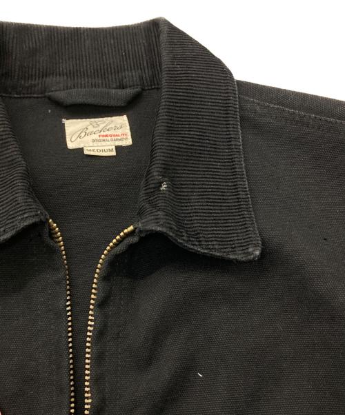 BACKERS（バッカーズ）Backers (バッカーズ) デッキジャケット ブラック サイズ:Mの古着・服飾アイテム