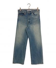 FRAMeWORK（フレームワーク）の古着「デニムストレートパンツ」｜ブルー