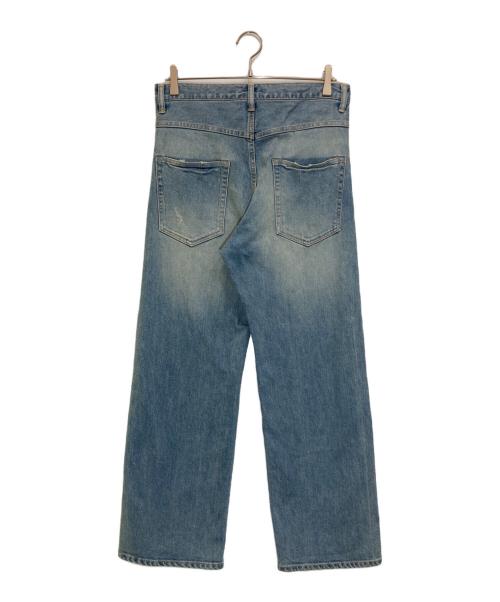FRAMeWORK（フレームワーク）FRAMeWORK (フレームワーク) デニムストレートパンツ ブルー サイズ:36の古着・服飾アイテム