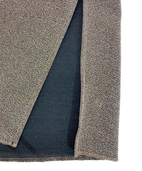 COLLAGE GALLARDAGALANTE（コラージュ ガリャルダガランテ）COLLAGE GALLARDAGALANTE (コラージュ ガリャルダガランテ) ラメカットIラインスカート ゴールド サイズ:Freeの古着・服飾アイテム