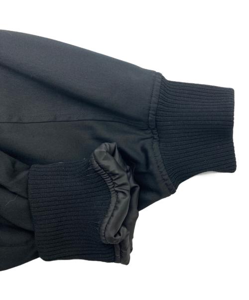 23区（ニジュウサンク）23区 (ニジュウサンク) テンセルレーヨンサテン MA-1 ジャケット ブラック サイズ:38の古着・服飾アイテム