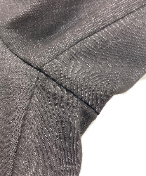 23区（ニジュウサンク）23区 (ニジュウサンク) デニムライクシャンブレー ワイドパンツ ブラック サイズ:38の古着・服飾アイテム