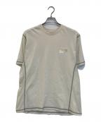 stussy×MOUNTAIN HARD WEARステューシー×マウンテンハードウェア）の古着「プリントTシャツ」｜ベージュ