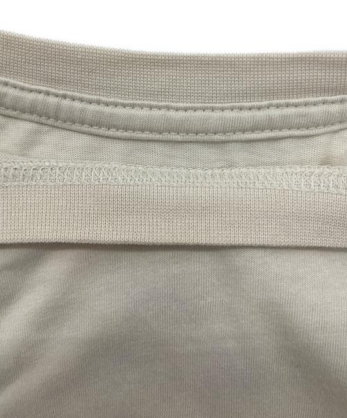 stussy（ステューシー）stussy (ステューシー) MOUNTAIN HARD WEAR (マウンテンハードウェア) プリントTシャツ ベージュ サイズ:Sの古着・服飾アイテム