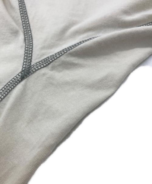 stussy（ステューシー）stussy (ステューシー) MOUNTAIN HARD WEAR (マウンテンハードウェア) プリントTシャツ ベージュ サイズ:Sの古着・服飾アイテム