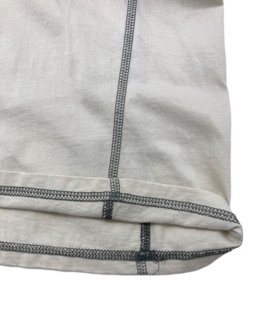 stussy（ステューシー）stussy (ステューシー) MOUNTAIN HARD WEAR (マウンテンハードウェア) プリントTシャツ ベージュ サイズ:Sの古着・服飾アイテム