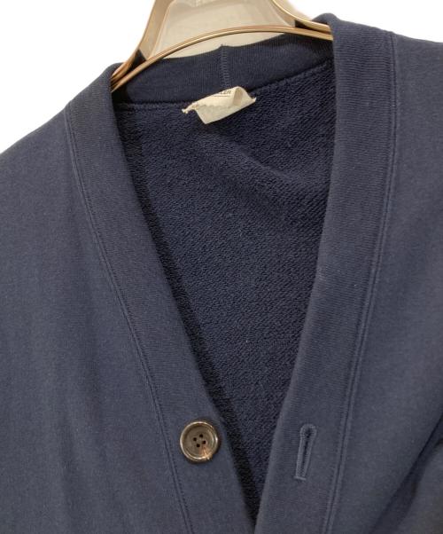 LOOPWHEELER（ループウィラー）LOOPWHEELER (ループウィラー) スウェットカーディガン ネイビー サイズ:Mの古着・服飾アイテム