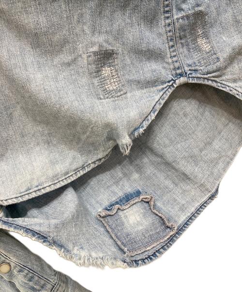 POLO RALPH LAUREN（ポロ・ラルフローレン）POLO RALPH LAUREN (ポロ・ラルフローレン) ウエスタンシャツ インディゴ サイズ:Mの古着・服飾アイテム