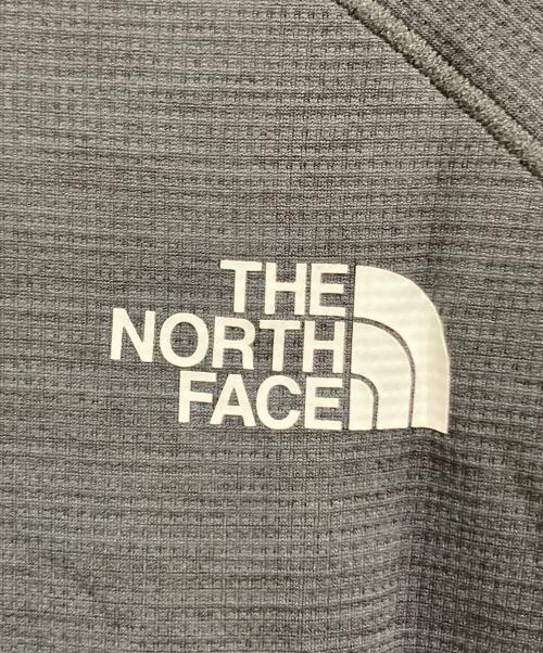 THE NORTH FACE（ザ ノース フェイス）THE NORTH FACE (ザ ノース フェイス) ショートスリーブフラッシュドライスリーディージップアップ グレー サイズ:XLの古着・服飾アイテム