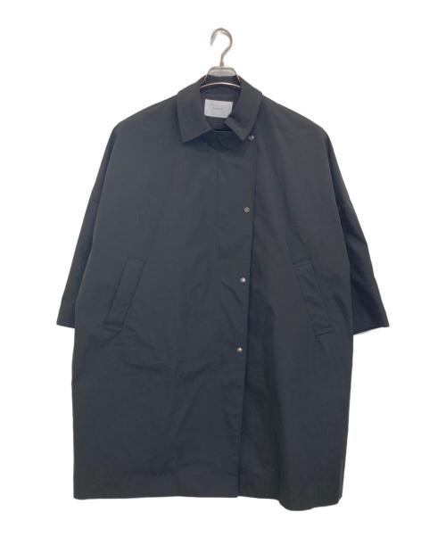 FRAMeWORK（フレームワーク）FRAMeWORK (フレームワーク) 撥水ポンチョトレンチコート ブラック サイズ:38の古着・服飾アイテム