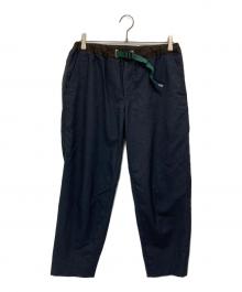 kolor/BEACON（カラービーコン）の古着「ウールトロピカルアンクルスラックス ネイビー」｜ネイビー