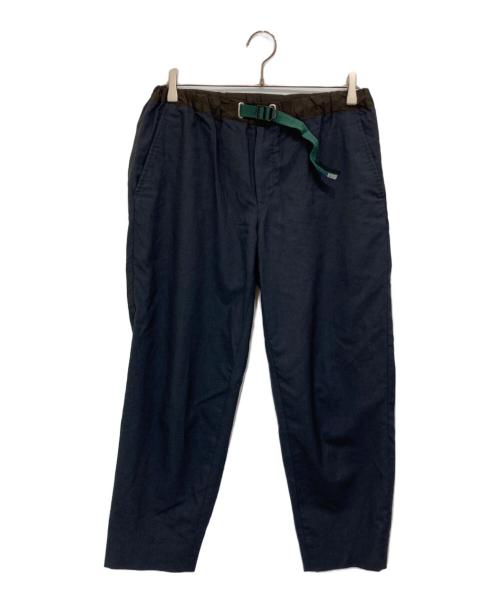 kolor/BEACON（カラービーコン）kolor/BEACON (カラービーコン) ウールトロピカルアンクルスラックス ネイビー ネイビー サイズ:1の古着・服飾アイテム