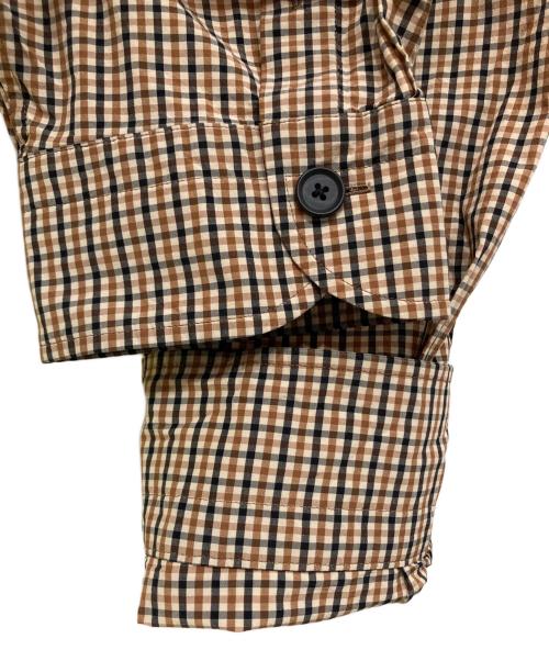 KOLOR（カラー）KOLOR (カラー) ギンガムチェックオーバーシャツ ベージュ サイズ:2の古着・服飾アイテム