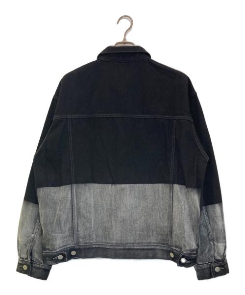 YOKE（ヨーク）YOKE (ヨーク) LaserProcessed Denim Trucker ブラック サイズ:3の古着・服飾アイテム