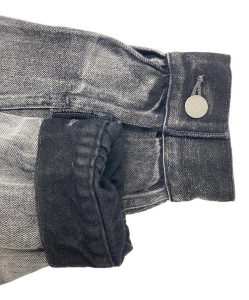 YOKE（ヨーク）YOKE (ヨーク) LaserProcessed Denim Trucker ブラック サイズ:3の古着・服飾アイテム