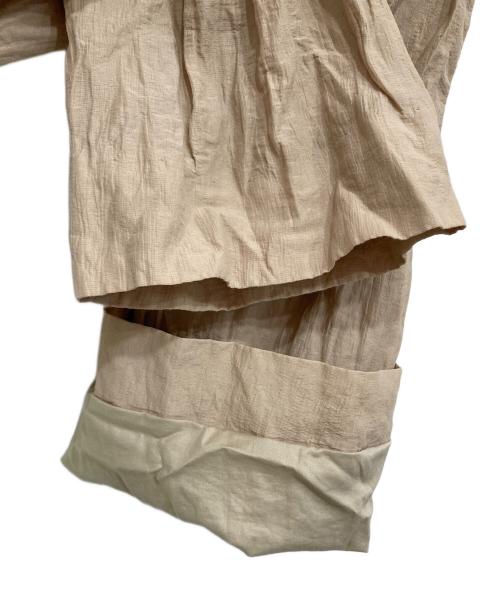 HaaT（ハート）HaaT (ハート) ランダムプリーツジャケット ベージュ サイズ:2の古着・服飾アイテム