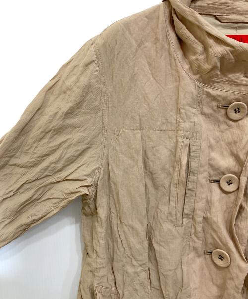 HaaT（ハート）HaaT (ハート) ランダムプリーツジャケット ベージュ サイズ:2の古着・服飾アイテム