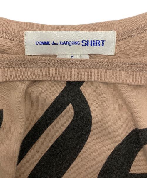 COMME des GARCONS SHIRT（コムデギャルソンシャツ）COMME des GARCONS SHIRT (コムデギャルソンシャツ) TEIRDtシャツ ベージュ サイズ:Lの古着・服飾アイテム