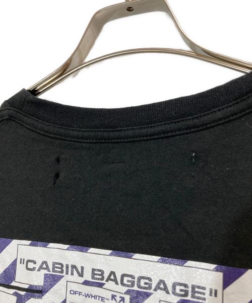 OFFWHITE（オフホワイト）OFFWHITE (オフホワイト) Airport Tape L/S Tee ブラック サイズ:XXLの古着・服飾アイテム