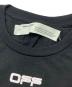 中古・古着 OFFWHITE (オフホワイト) Airport Tape L/S Tee ブラック サイズ:XXL：10000円