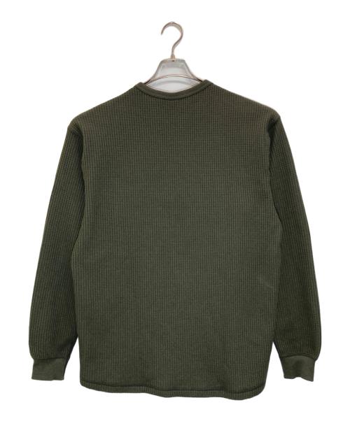 THE NORTH FACE（ザ ノース フェイス）THE NORTH FACE (ザ ノース フェイス) Long-Sleeve Warm Waffle Crew オリーブ サイズ:XLの古着・服飾アイテム