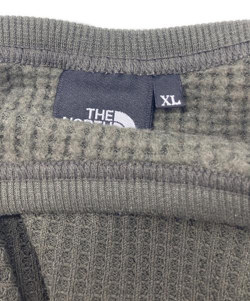 THE NORTH FACE（ザ ノース フェイス）THE NORTH FACE (ザ ノース フェイス) Long-Sleeve Warm Waffle Crew オリーブ サイズ:XLの古着・服飾アイテム