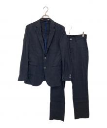 EPOCA UOMO（エポカ ウォモ）の古着「リネンアンコンセットアップ」｜ネイビー