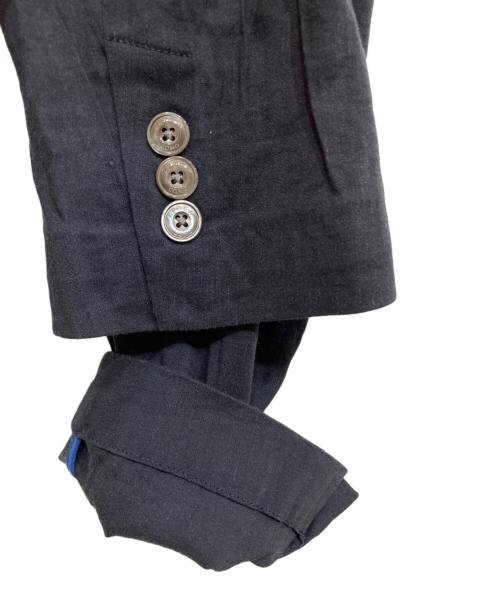 EPOCA UOMO（エポカ ウォモ）EPOCA UOMO (エポカ ウォモ) リネンアンコンセットアップ ネイビー サイズ:48の古着・服飾アイテム