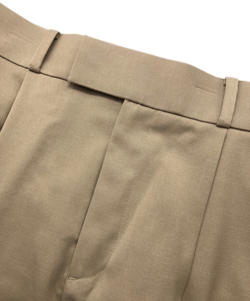 Noble（ノーブル）Noble (ノーブル) エステルツイルストレッチスラックスパンツ 3 ベージュ サイズ:40の古着・服飾アイテム