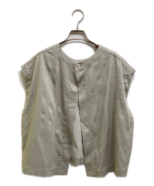 BEARDSLEY（ビアズリー）BEARDSLEY (ビアズリー) ショートベスト グレー サイズ:freeの古着・服飾アイテム