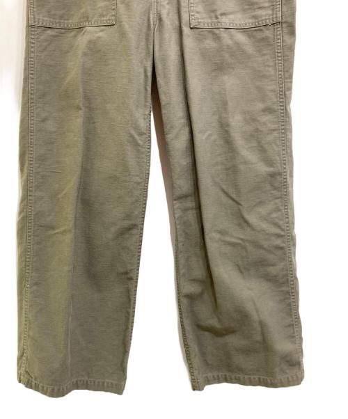 FRAMeWORK（フレームワーク）FRAMeWORK (フレームワーク) ムラバックサテンベイカーパンツ オリーブ サイズ:38の古着・服飾アイテム