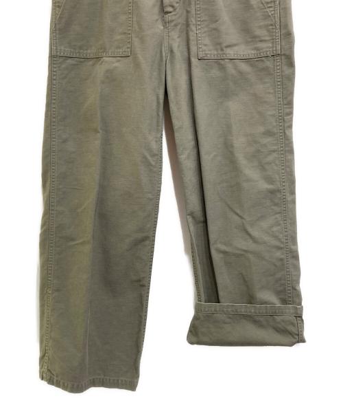 FRAMeWORK（フレームワーク）FRAMeWORK (フレームワーク) ムラバックサテンベイカーパンツ オリーブ サイズ:38の古着・服飾アイテム