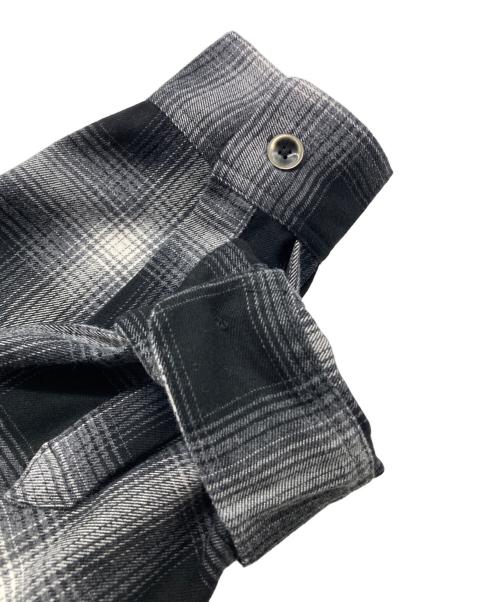 TOWN CRAFT（タウンクラフト）TOWN CRAFT (タウンクラフト) 50S W-FLAP LOOP COLLAR SHIRTS グレー サイズ:Mの古着・服飾アイテム