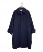 MAISON SPECIALメゾンスペシャル）の古着「SUPER140Sウールプライムオーバーステンカラーコート」｜ネイビー