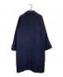 MAISON SPECIAL (メゾンスペシャル) SUPER140Sウールプライムオーバーステンカラーコート ネイビー サイズ:Ⅿ：17000円